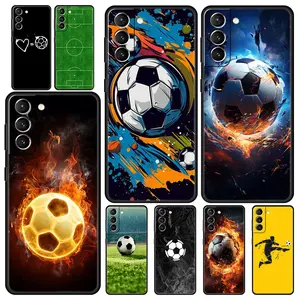 Phone Case For iPhone 17 16 15 14 13 12  Air Pro Max Plus Cover Football Passion Soccer Ball