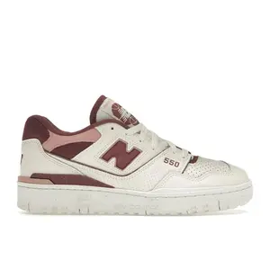 New Balance Women's 550 Washed Burgundy, from StockX