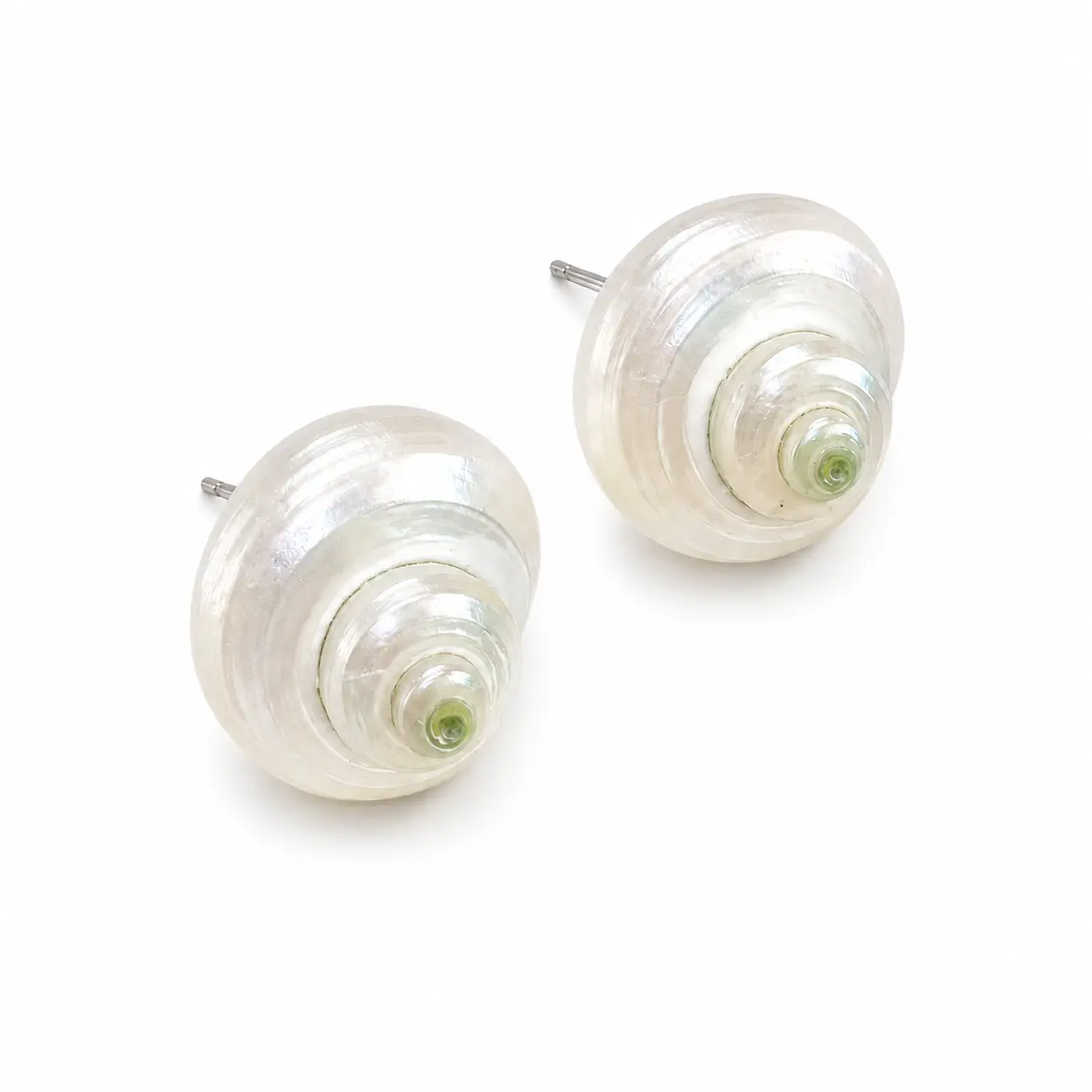 Oyster Earrings - Natural shell  Stud earrings