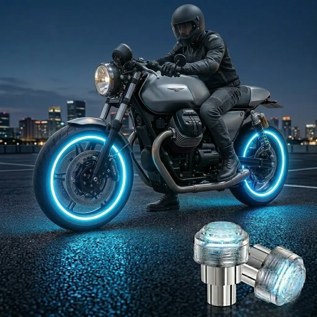 LED Wheel Light RGB, Motion Activated Tire Valve Light,Cool Night Safety for Bike & Car LED Wheel Light RGB, Motion Activated Tire Valve Light,Cool Night Safety for Bike & Car