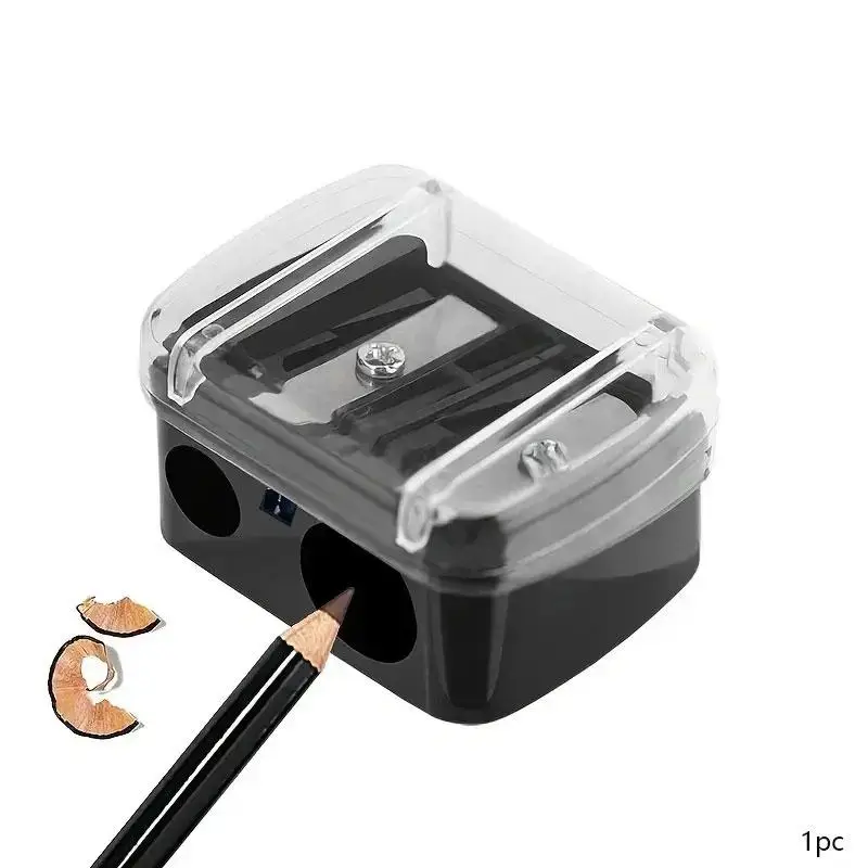 1 Piece Pencil Sharpener, Double-hole Manual Pencil Sharpener, Stationery Supplies