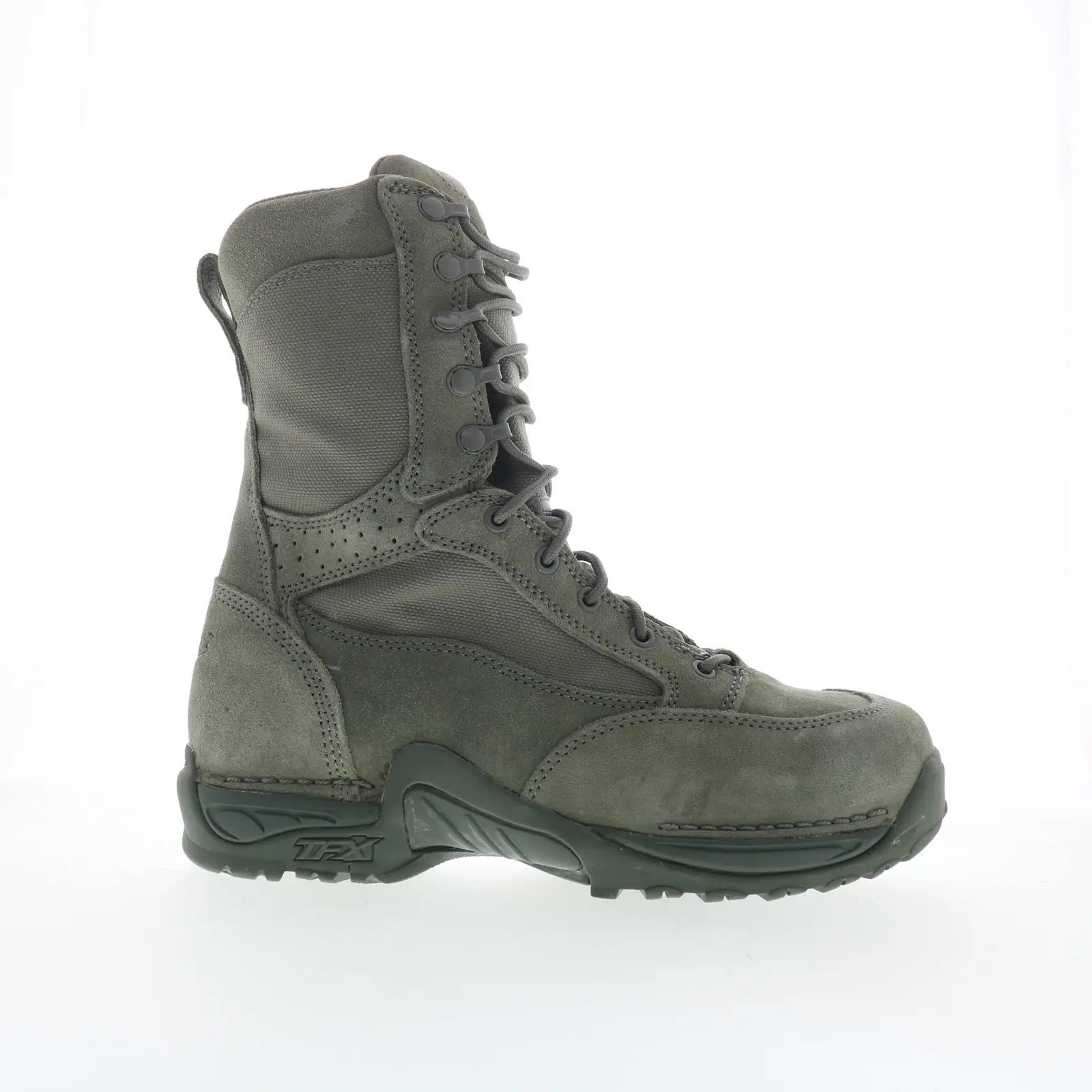 Danner USAF TFX 26115 Mens Green Wide Suede Lace Up Tactical Boots