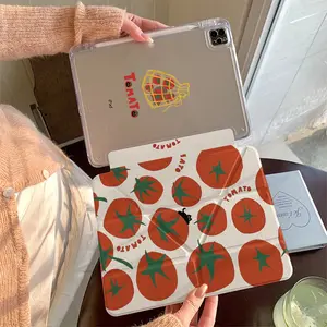 Tomatobeki Cat iPad Case, Tablet Casing, Tablet Cover, Soft Shell Protection for iPad Pro & Mini, Cute Design with Pen Slot, Ideal for Apple Users