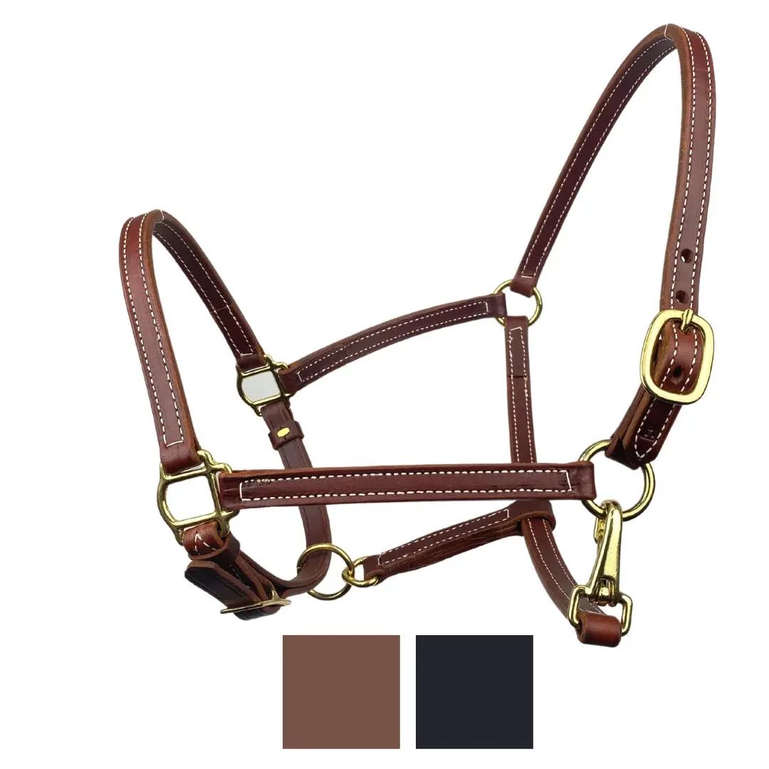 Leather Breakaway Horse Halter Leather Breakaway Horse Halter