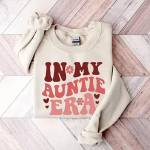 In My Auntie Era Sweatshirt & Tshirt, Best Aunt Era Hoodie, Eras T-Shirt, Aunt T-Shirt, Baby Pregnancy Announcement for Aunt, Gift for Aunt