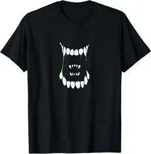Casual Cotton shortsleeve tees Xenomorph Xeno Teeth Shirt Men Women T-Shirt