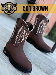 Oil & Slip Resistant Work Boots MOD-501 BROWN