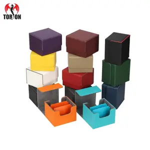 Leather Storage Box for Trading Cards