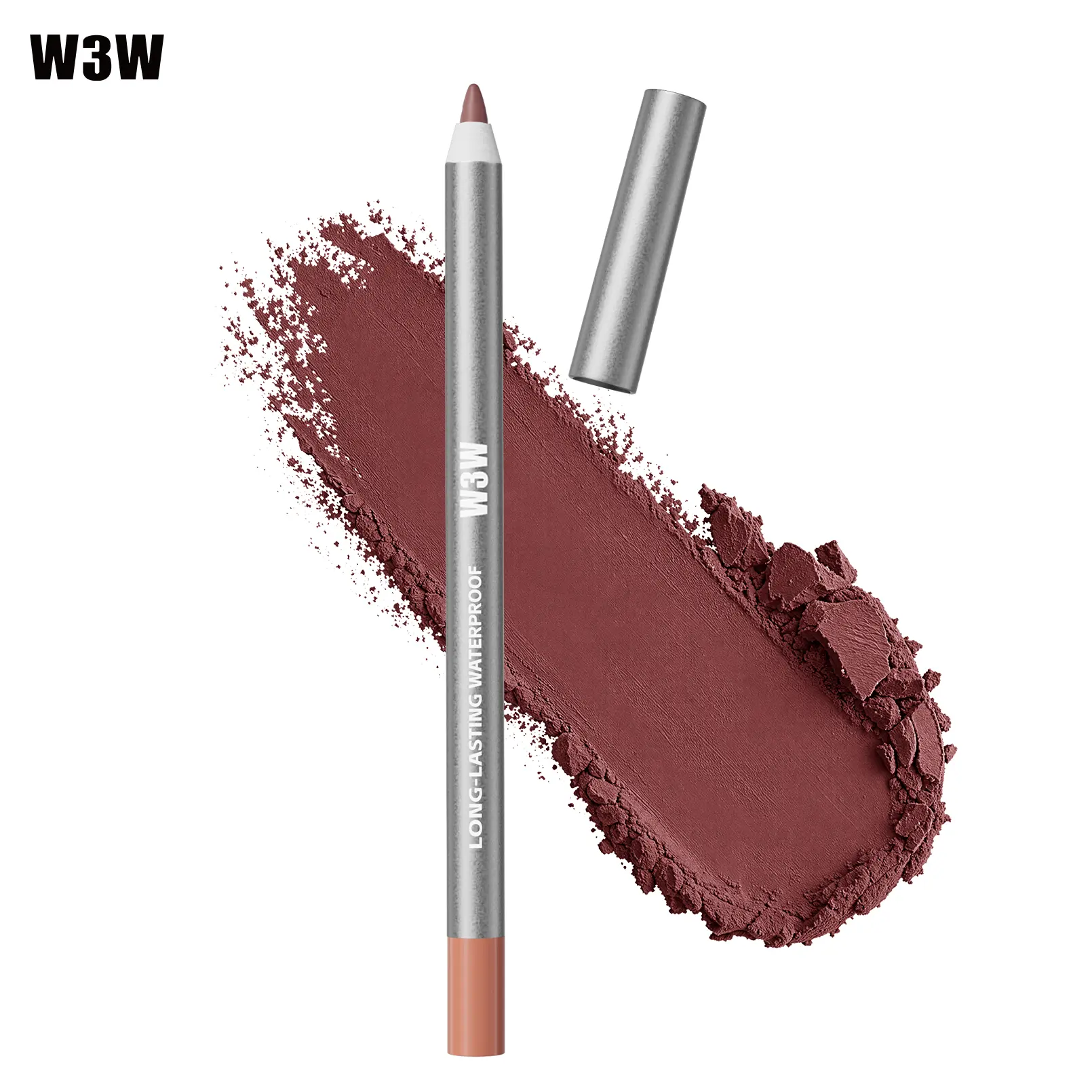 Nude Lip Liner Pencil, Waterproof Long-Lasting Matte Lipliner with Smooth Glide, Smudge-Resistant Lip Contour Pencil for Defined Lips, 8 Shades
