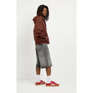 Pacsun Men's Parker Baggy Jean Shorts Black Wash
