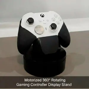 Motorized 360° Rotating Gaming Controller Display Stand