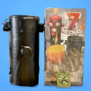 7 wicks Black candle for protection 7 wicks Black candle for protection
