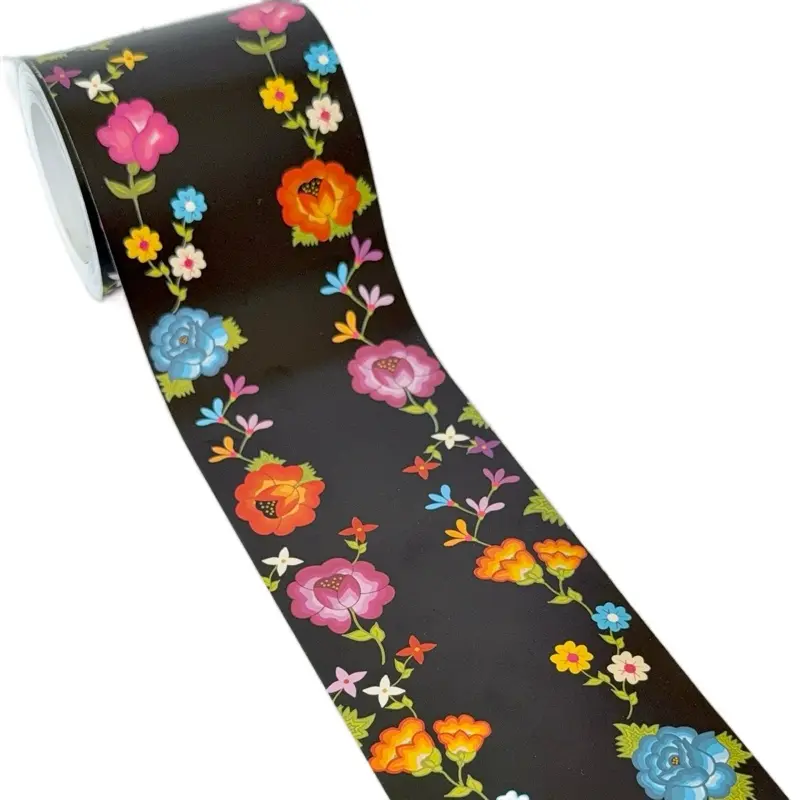 Oaxaca  Bulletin Board Border 3” x 36’ High-Quality Cardstock Elegant Design for School or Office