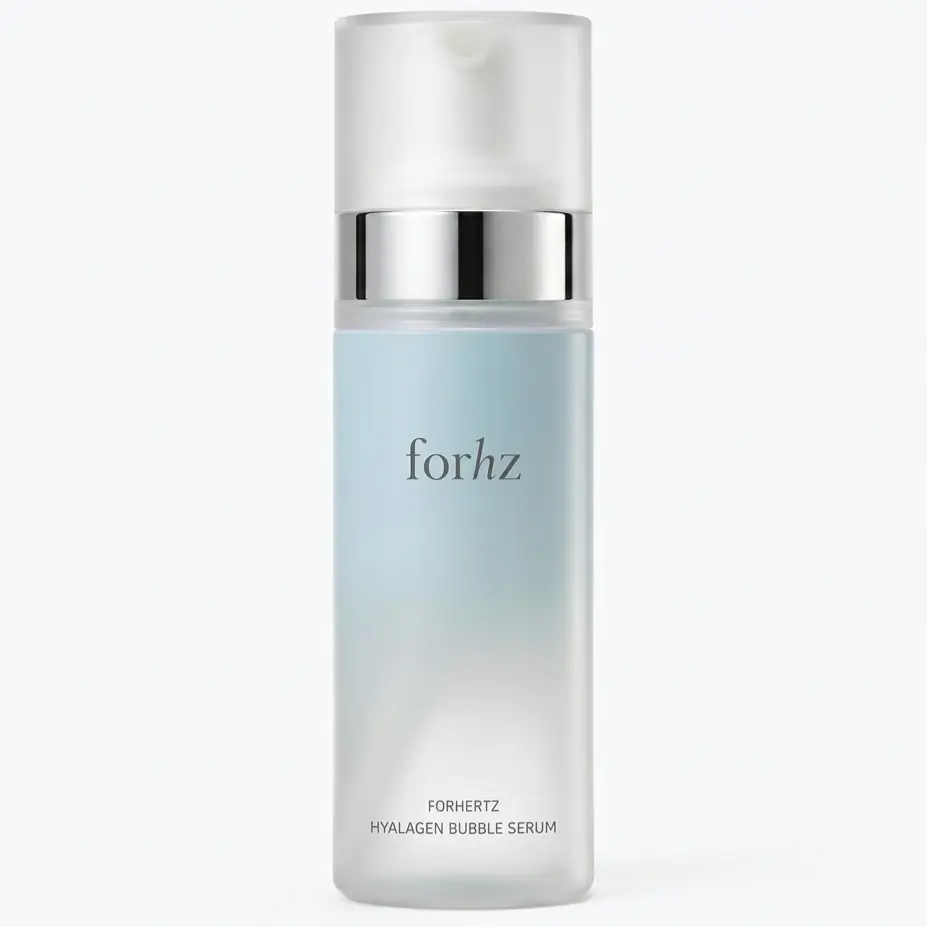 FORHERTZ Hyalagen Bubble Serum – Hydrating Micro-Bubble Serum with Hyaluronic Acid & Peptides for Smooth Plump Radiant-Looking Skin