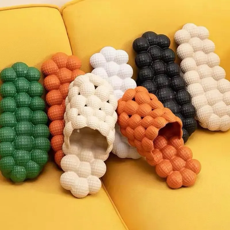 Men's Bubble Slides, Comfortable Casual Footwear for Daily Wear