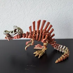 Skeleton Spinosaurus  3D Printed Display Piece