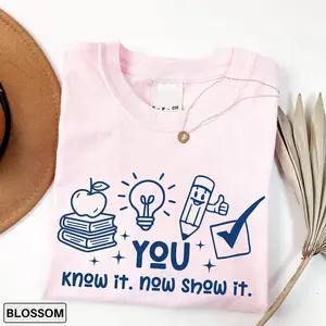 Retro Motivational Test Day T-Shirt, Teacher State Testing Shirt tee, Test Day Retro Motivational Gift For Teacher Team