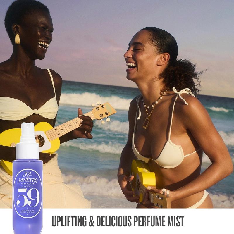 Sol de Janeiro Delícia Drench Jet Set - Travel-Ready Moisturizing Body Routine with Delícia Drench Shower Oil, Delícia Drench Body Butter, and Cheirosa 59 Perfume Mist