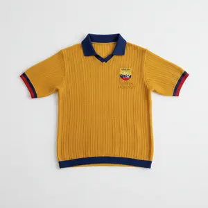 Colombia Knitted Soccer Jersey - Azul 93