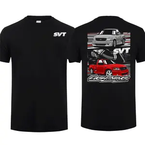 Ford SVT Lighting Graphic T-Shirt For Ford Car Lover Menswear Car Enthusiast Gear Vintage Graphic Tee