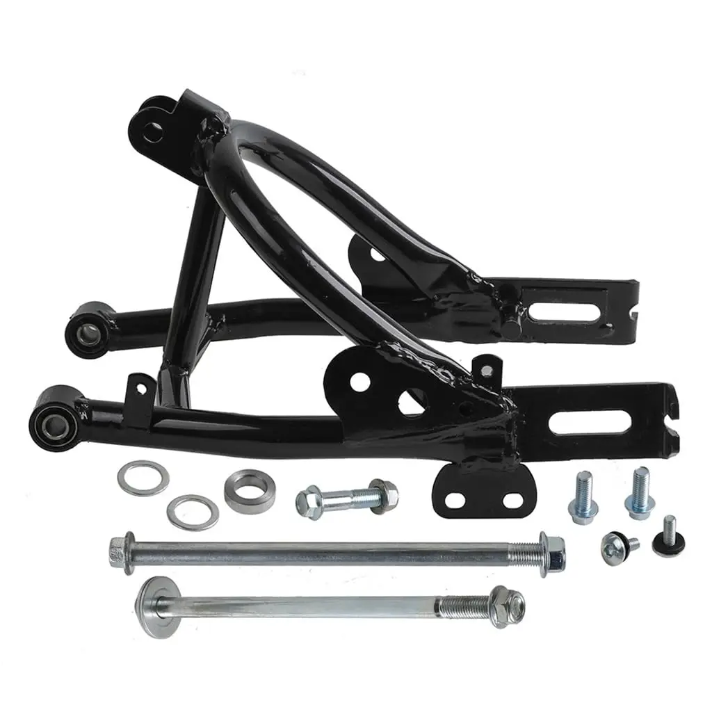 Rear Swing Arm Swingarm Kit for Drum Brake Disc Brake 10 Inch (2.5-10, 80/100-10) Rear Wheels CRF50 CRF50F XR50 XR50R TTR50 TTR50E PW50 50cc-110cc Dirt Pit Bike Mini Bike Off-road Motorcycle
