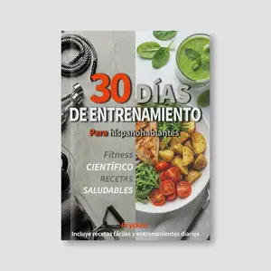 Prycken 30 DÍAS DE ENTRENAMIENTO - Incluye recetas fáciles y entrenamientos diarios. Beginner-friendly, ideal for home training, and a great gift option book.