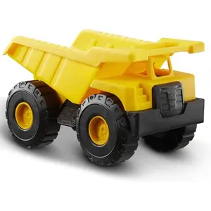 Construction Toys, Construction Fleet 10" Dump Truck Toy - Heavy‑Duty Plastic, Working Tilting Bed & Free‑Rolling Wheels, Indoor/Outdoor Sandbox Truck for Toddlers & Kids Ages 2-6