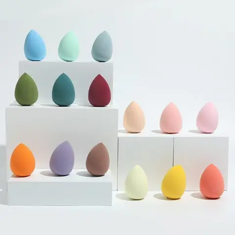 IMANIHAIR Soft Cosmetic Makeup Sponge Blender Set - Multi-Shape, Egg-Shaped Dual-Use Makeup Tool for Beauty Foundation Blending, Wet/Dry Freedom (Fashion Accessories, Hair Extensions & Wigs Accessories)