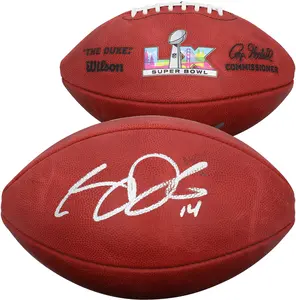 Sam Darnold Seattle Seahawks Autographed Super Bowl LX Wilson Duke Football - Fanatics Authentic Certified