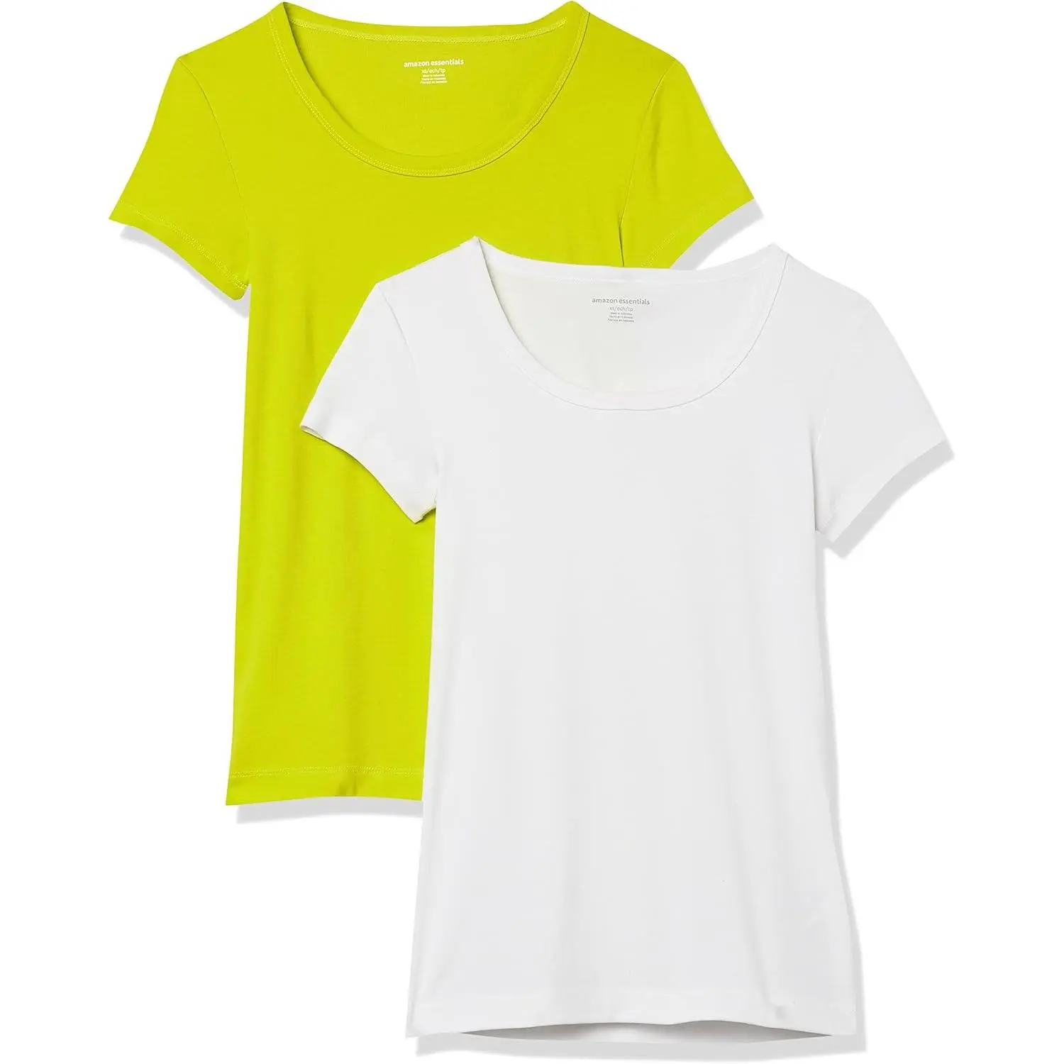 Women's Slim-Fit Cap-Sleeve Scoop Neck T-Shirt Women's Slim-Fit Cap-Sleeve Scoop Neck T-Shirt
