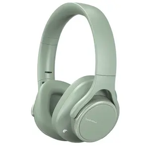 CHENGRUIDA B15 Active ANC Noise-Cancelling Over-Ear Headphones — 40mm Large Dynamic Drivers Immersive 3D Sound Effects, Dual AUX/Type-C Interface Support Bluetooth 6.0 Wireless Connectivity Ultra-Long 50-Hour Battery Life Metal Frame Matte Leather Finish.