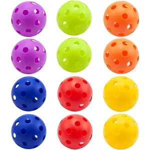 Games & Sports Expert Practice Baseballs, Plastic Baseballs Training, Hollow Airflow Softballs for Pitching, Batting, Catching for All Skill Levels (Several Styles Available)