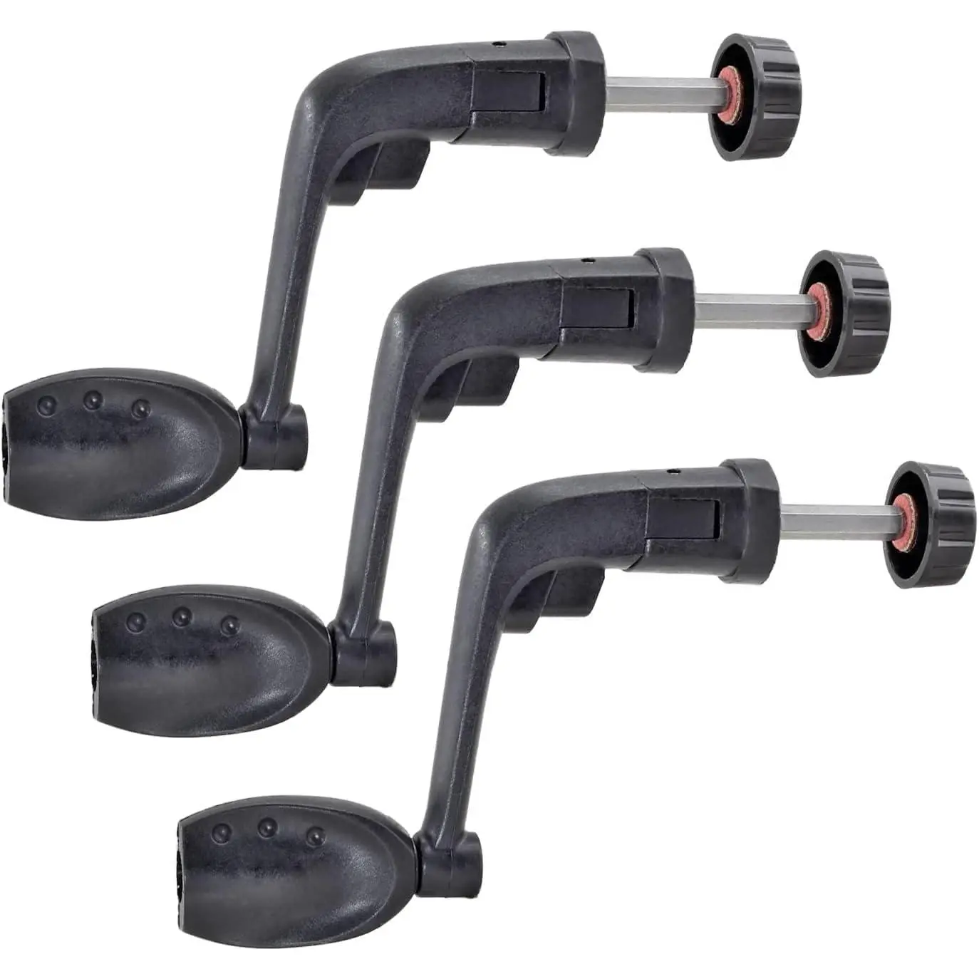 3PCS Fishing Spinning Reel Handle Grip Replacement, Rocker Arm Grip Fishing Reel Power Handle Grip