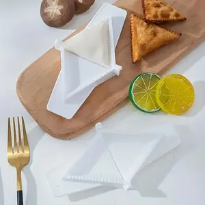Easy-Press Triangle Dumpling Maker - Durable PP Plastic, Space-Saving Design for Home & Restaurant Use, Easy to Clean & Versatile for Various Shapes