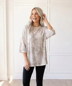 CAMO WAVE RIB TEE