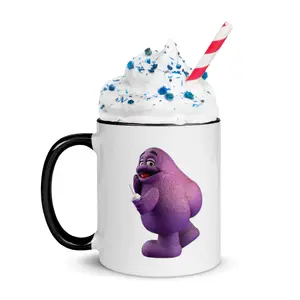 Grimace Gyatt Mug with Color Inside
