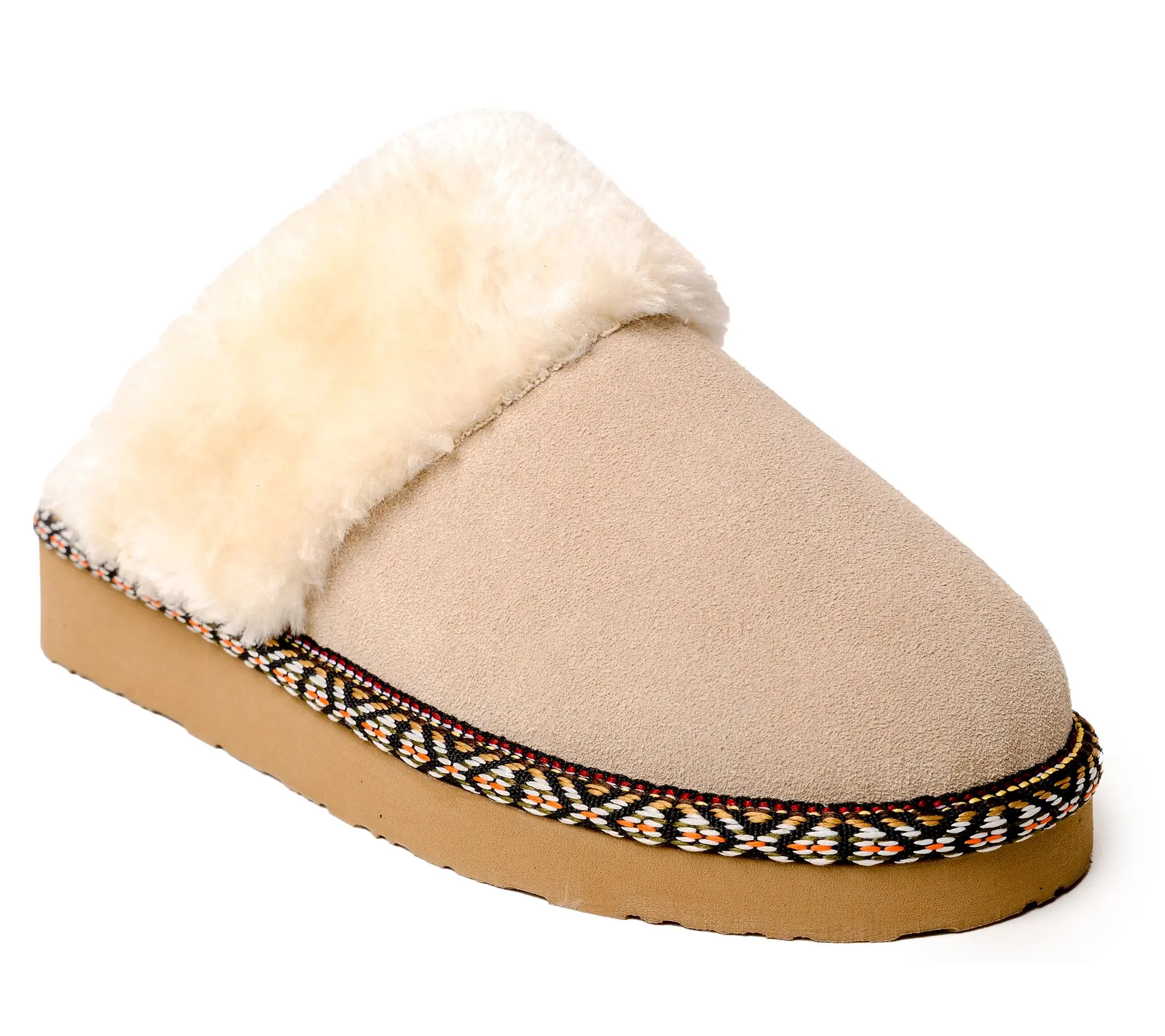 Minnetonka Women's Cerise Scuff Slippers