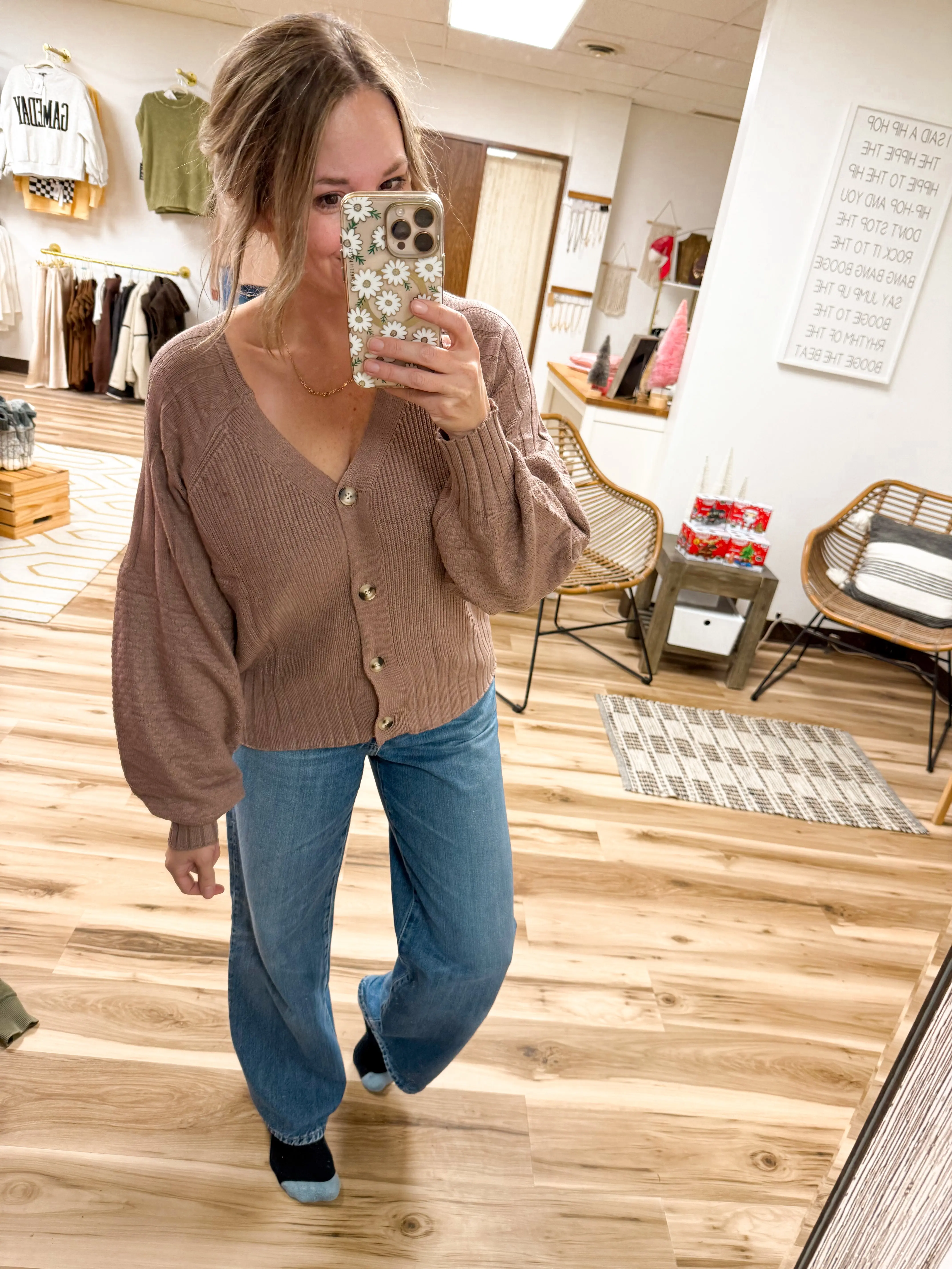 Vivian Button Cardigan