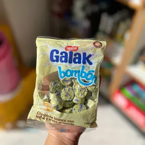 Nestlè Galak Bombón chocolate Blanco con Leche y arroz Crocante 90g  Snack