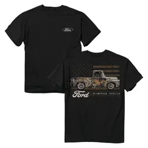 Ford Pickup Truck Camo Flag T-Shirt American Tradition Since 1903, Ford T-shirt, Unisex Graphic Tee, Gift For Him