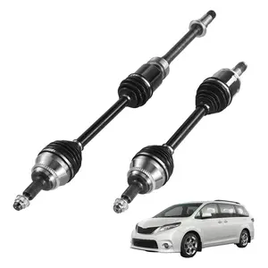 fathersdaygift VEVOR CV Axle Shaft Assembly, 2 Pieces Front Left Right (Driver and Passenger Side), Automotive Replacement CV Joint Axles Pair Compatible with 2004-2010 Toyota Sienna, Alloy Steel Carbon Steel