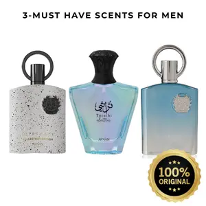 (Combo) Afnan Perfumes Turathi Electric Unisex & Supremacy In Heaven Men & Supremacy Collector's Edition Men's Premium Fragrances