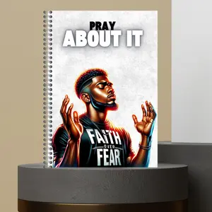 40. Pray About It - Men Prayer Journal Lined Paper