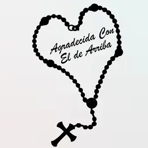 Rosary Decal - Perfect for cars, cups, laptops, etc! decal sticker