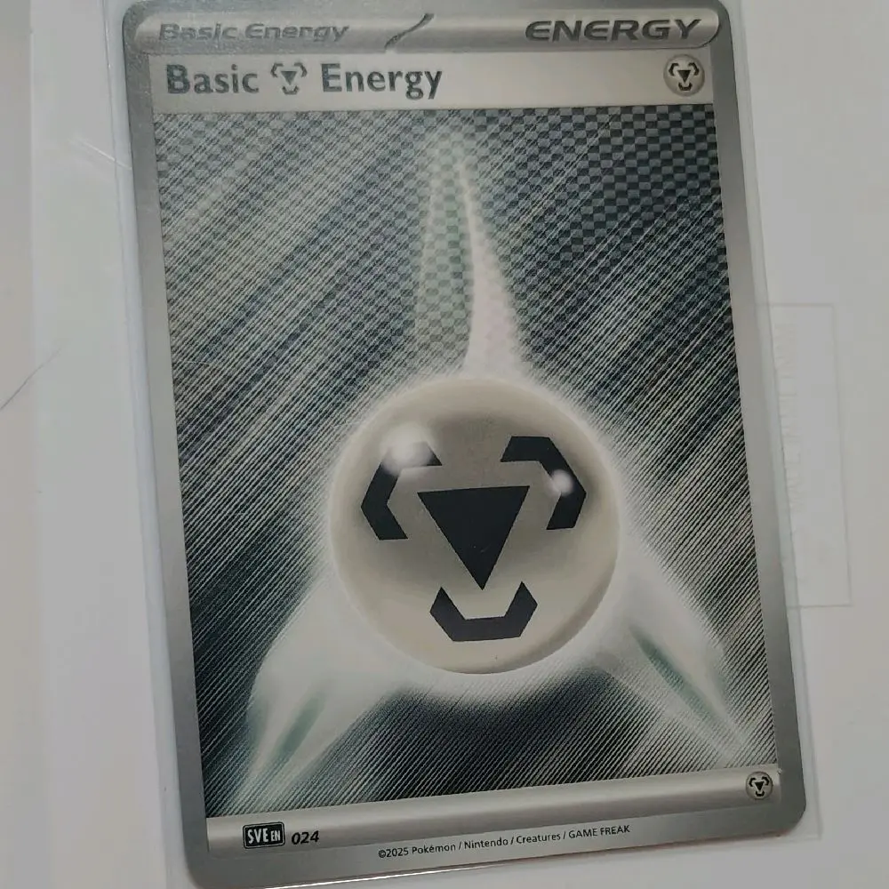 Pokemon Basic Metal Energy Black and White 2025 Common #024 Collectible ...