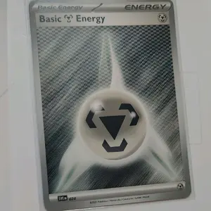 Pokemon Basic Metal Energy Black and White 2025 Common #024 Collectible Trading Card
