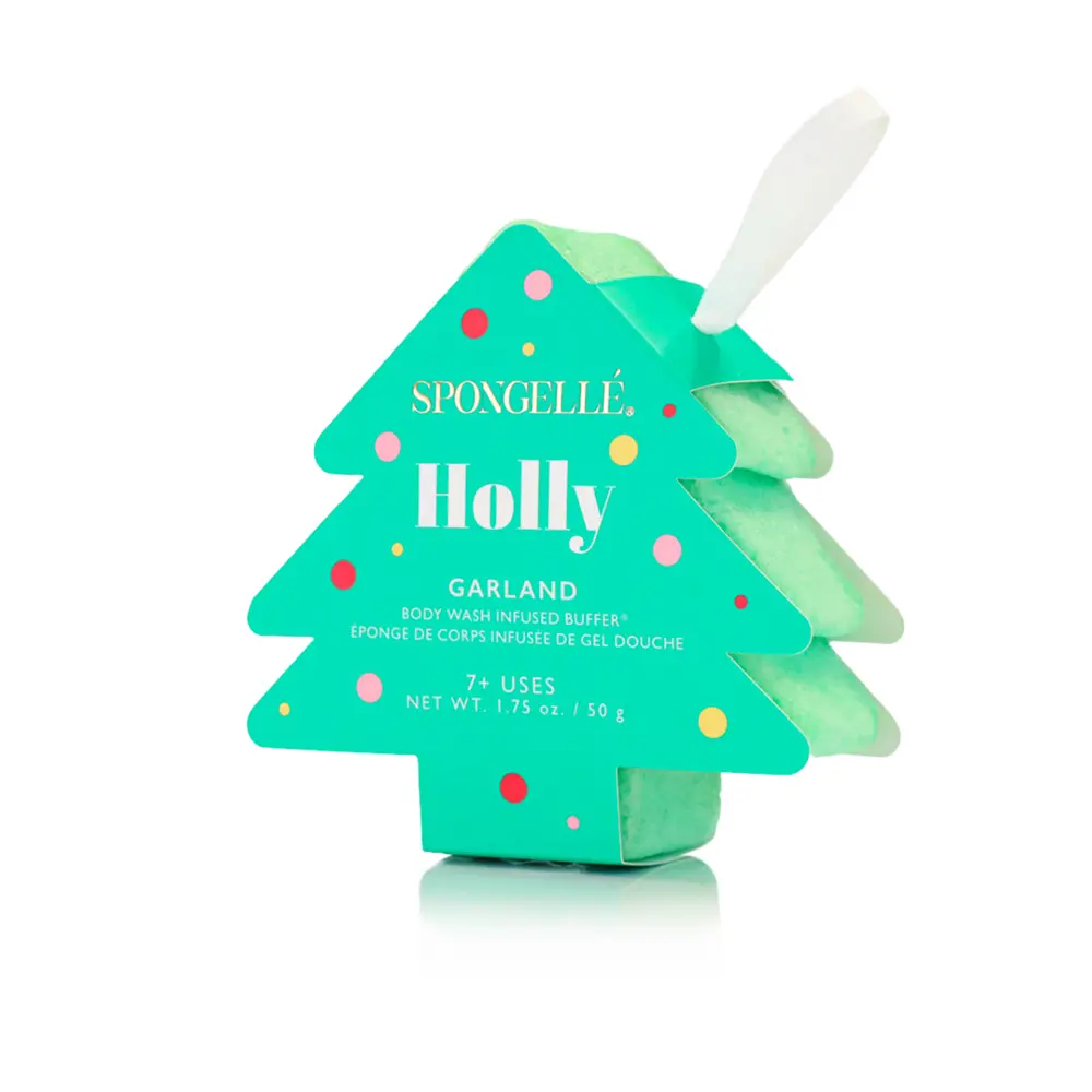 Holly - Garland | Holiday Tree Body Wash Infused Buffer