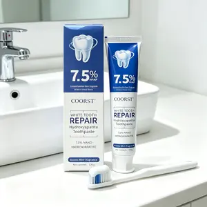 Hydroxyapatite Toothpaste, 4.23oz Fluoride-Free Gentle Formula for Daily Oral Care, Enamel Repair, Teeth Whitening & Sensitive Teeth, Refreshing Flavor