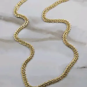 Gold Chain Necklace, 24" Long Spanish  Jewelry Accessory