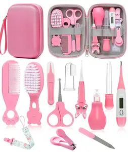 Baby Healthcare & Grooming Kit | Newborn Baby Care Set with Brush Comb Nail Clipper Thermometer | Baby Essentials for Boys & Girls